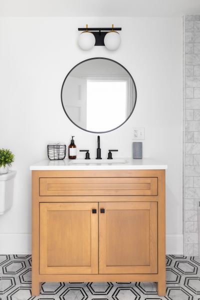Custom Vanity Installation in Belton